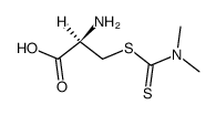 β-(N,N-Dimethyl-thiocarbamoylmercapto)-L-α-alanin Structure