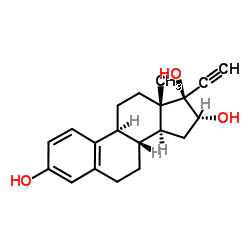17-乙炔基雌三醇结构式