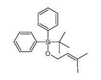 tert-butyl-(3-iodobut-2-enoxy)-diphenylsilane Structure