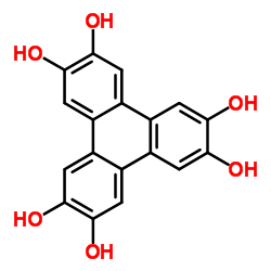 2,3,6,7,10,11-Triphenylenehexol Structure