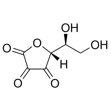 (L)-脱氢抗坏血酸++结构式