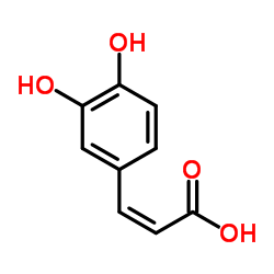 Trans-咖啡酸结构式