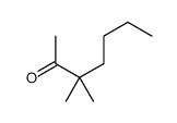 3,3-dimethylheptan-2-one结构式