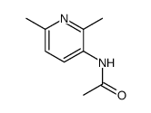 N-(2,6-dimethyl-[3]pyridyl)-acetamide结构式