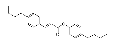 (4-butylphenyl) 3-(4-butylphenyl)prop-2-enoate结构式
