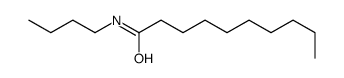 N-butyldecanamide Structure