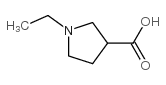 1-乙基吡咯烷-3-羧酸结构式