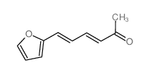 3,5-Hexadien-2-one,6-(2-furanyl)-结构式