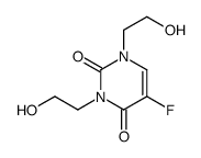 5-fluoro-1,3-bis(2-hydroxyethyl)pyrimidine-2,4-dione结构式