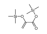 2-(Trimethylsiloxy)propenoic acid trimethylsilyl ester结构式