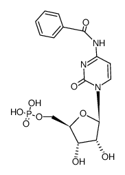 N-4-BENZOYLCYTIDINE 5-MONOPHOSPHATE) structure