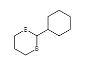 Cyclohexancarboxaldehyde dithiopropyleneacetal结构式