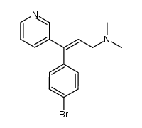 (E)-3-(4-Bromophenyl)-N,N-dimethyl-3-(3-pyridyl)-2-propen-1-amine picture