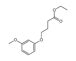 ethyl 4-(3-methoxyphenoxy)butanoate结构式