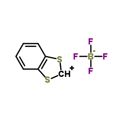 1,3-苯并二硫代吡咯四氟化硼盐结构式