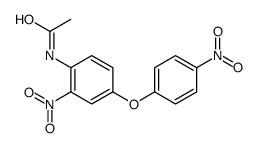 N-[2-nitro-4-(4-nitrophenoxy)phenyl]acetamide Structure