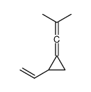1-ethenyl-2-(2-methylprop-1-enylidene)cyclopropane结构式