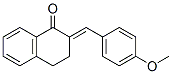 (2E)-2-[(4-methoxyphenyl)methylidene]tetralin-1-one Structure