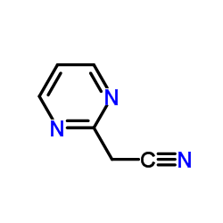 2-Pyrimidinylacetonitrile Structure