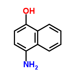 4-氨基-1-萘酚盐酸盐结构式