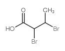 2,3-dibromobutyric acid structure