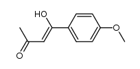 1-(4'-methoxyphenyl)butane-1,3-dione结构式