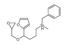 benzyl-[4-(furan-2-yl)-4-(oxiran-2-ylmethoxy)butyl]-methylsilane Structure