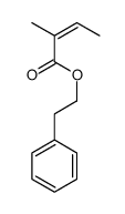 phenethyl 2-methylisocrotonate Structure