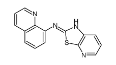 N-quinolin-8-yl-[1,3]thiazolo[5,4-b]pyridin-2-amine结构式