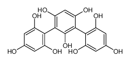 2,4-bis(2,4,6-trihydroxyphenyl)benzene-1,3,5-triol Structure
