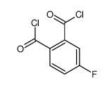 4-fluorobenzene-1,2-dicarbonyl chloride Structure