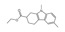 6,9-dimethyl-1,2,3,4-tetrahydro-carbazole-2-carboxylic acid ethyl ester Structure