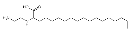 2-(2-aminoethylamino)octadecanoic acid Structure
