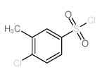 4-Chloro-3-methylbenzene-1-sulfonyl chloride Structure