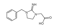 1-carboxymethyl-3-benzyl-2-iminoimidazolidine结构式
