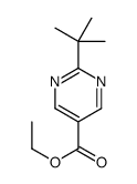 ethyl 2-tert-butylpyrimidine-5-carboxylate Structure