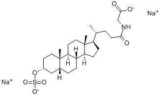 甘氨石胆酸3-磺酸二钠盐结构式
