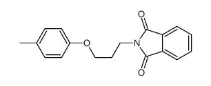 2-[3-(4-methylphenoxy)propyl]isoindole-1,3-dione结构式