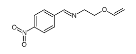 N-(4-nitrobenzylidene)-2-(vinyloxy)ethanamine Structure