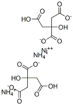 diammonium nickel bis(hydrogen citrate) Structure