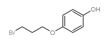 4-(3-溴丙氧基)-苯酚结构式