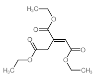 1-Propene-1,2,3-tricarboxylicacid, triethyl ester, (E)- (9CI) Structure