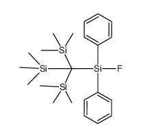 [tris(trimethylsilyl)methyl](diphenyl)fluorosilane结构式