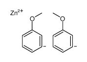 zinc,methoxybenzene Structure