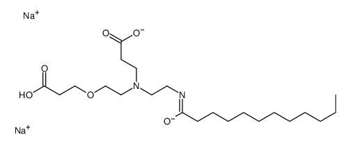 disodium,3-[2-(2-carboxylatoethoxy)ethyl-[2-(dodecanoylamino)ethyl]amino]propanoate Structure