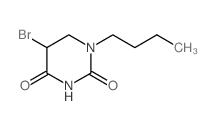 5-bromo-1-butyl-1,3-diazinane-2,4-dione Structure