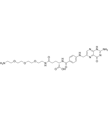 Folate-PEG3-amine结构式