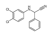 2-(3,4-dichloroanilino)-2-phenylacetonitrile结构式