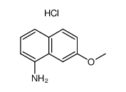 1-amino-7-methoxynaphthalene hydrochloride结构式