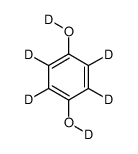 1,4-二羟基苯-D6结构式